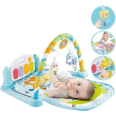 Baby Kick and Play Musical Piano Gym – Interactive Play Mat for Fun and Exercise - Rokomari